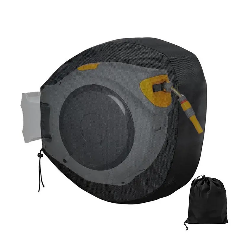 

Insulated Wall Mounted Hose Bib Covers 420D Giraffe Tools Retractable Hose Reel Cover UV Resistant Waterproof Anti-Fading Cover