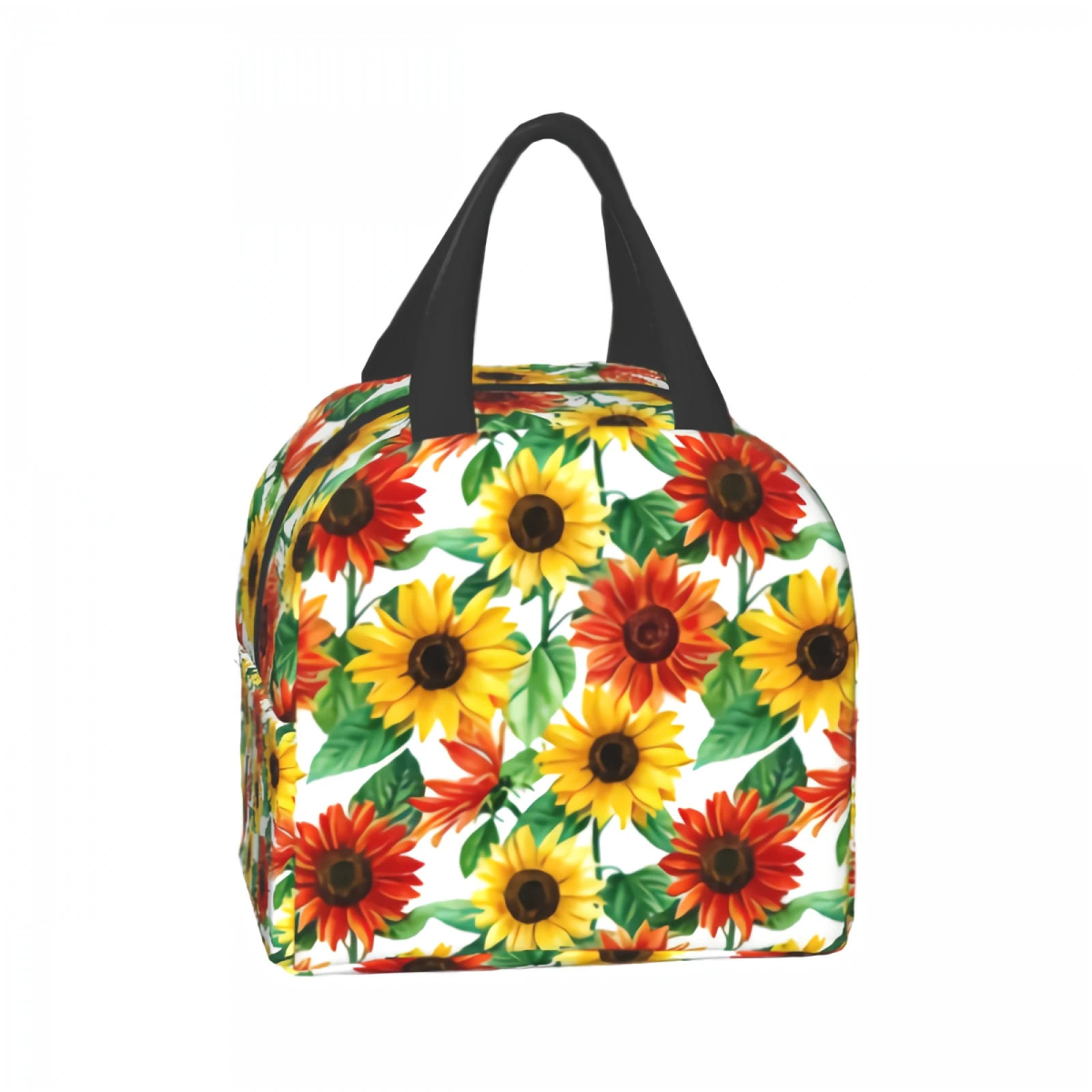 Imiss Colorful Sunflowers Reusable Insulated Lunch Bag Summer Yellow Flower Print Cooler Tote Box with Front Pocket Zipper
Imiss Colorful Sunflowers Reusable Insulated Lunch Bag Summer Yellow Flower Print Cooler Tote Box with Front Pocket Zipper