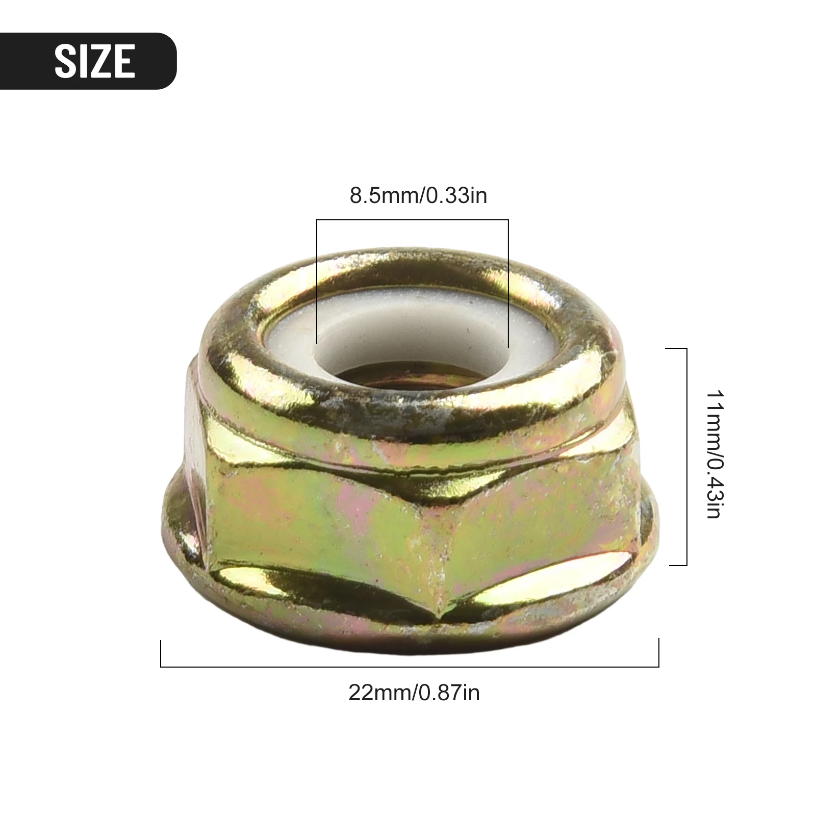 Lawn Mower Accessory Nut Left Hand Thread M10×1.25 Metal Universal 2 Pcs For Lawn Trimmer Excellent Service Life
Lawn Mower Accessory Nut Left Hand Thread M10×1.25 Metal Universal 2 Pcs For Lawn Trimmer Excellent Service Life