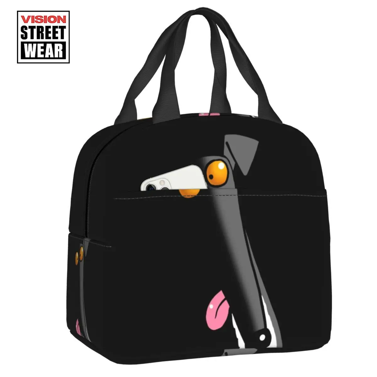 Funny Cartoon Greyhound Insulated Lunch Bag Whippet Sighthound Dog Lunch Tote For Work School Travel Storage Food Box
Funny Cartoon Greyhound Insulated Lunch Bag Whippet Sighthound Dog Lunch Tote For Work School Travel Storage Food Box