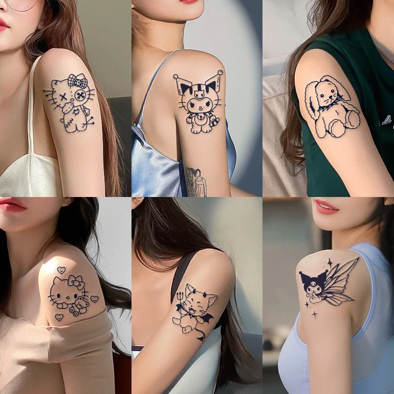 Hello Kitty Tattoo Stickers Cartoon Kuromi Melody Pattern Trendy Y2K Girl Tattoo Sticker Anime Female Waterproof Real Tattoo Toy
Hello Kitty Tattoo Stickers Cartoon Kuromi Melody Pattern Trendy Y2K Girl Tattoo Sticker Anime Female Waterproof Real Tattoo Toy