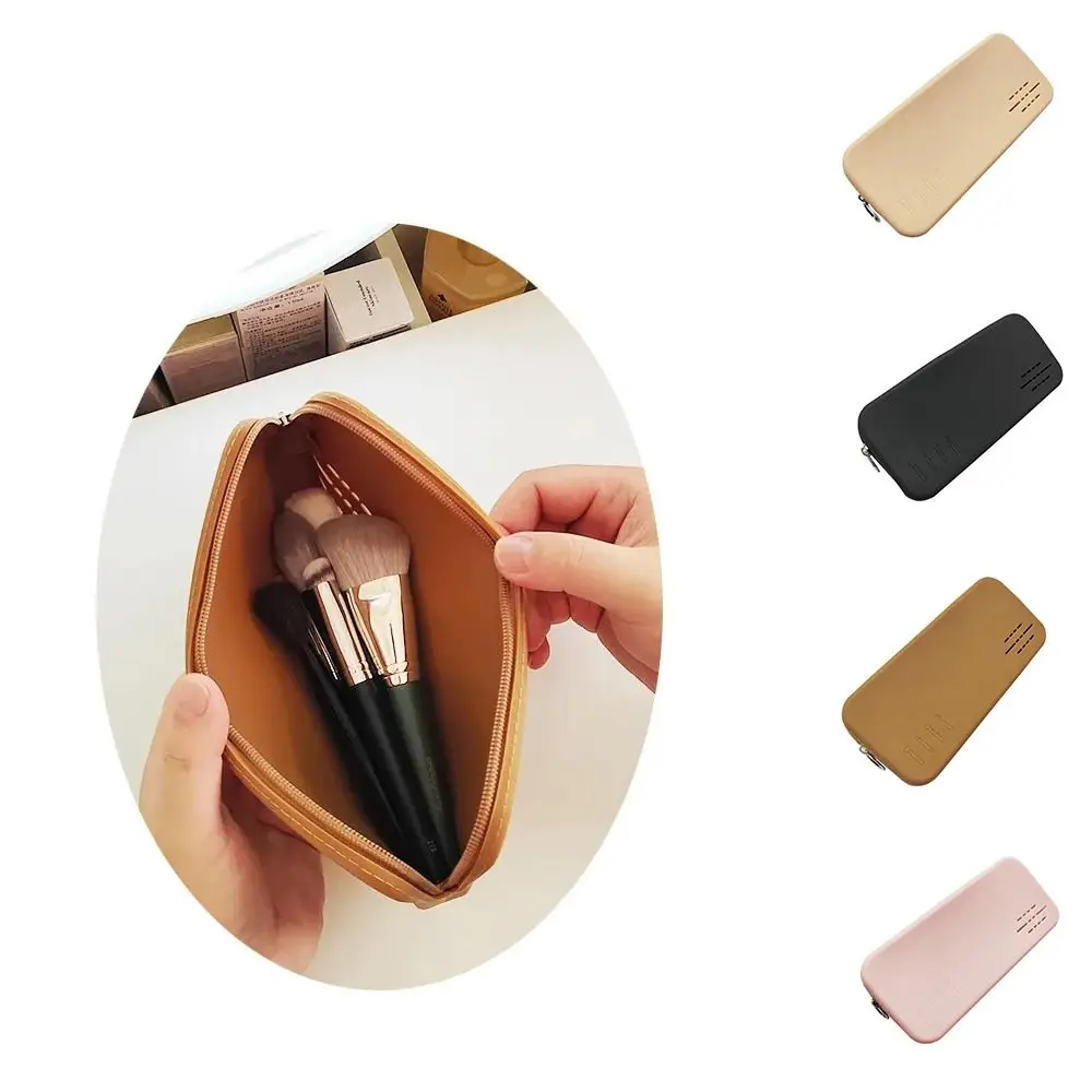 Solid Color Silicone Makeup Bag Multifunctional Large Capacity Square Makeup Brush Bag Beauty Tools Pouch Storage Bag Travel
Solid Color Silicone Makeup Bag Multifunctional Large Capacity Square Makeup Brush Bag Beauty Tools Pouch Storage Bag Travel