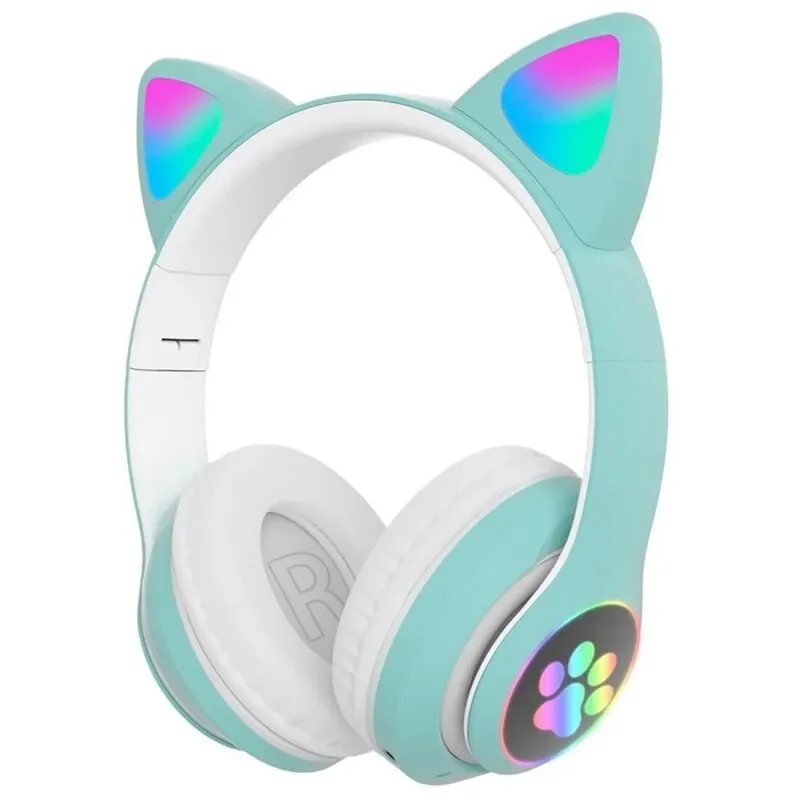 Беспроводные наушники Cat Ear P33M Wireless Bluetooth 5.0 со светящимися кошачьими ушками голубые
Беспроводные наушники Cat Ear P33M Wireless Bluetooth 5.0 со светящимися кошачьими ушками голубые