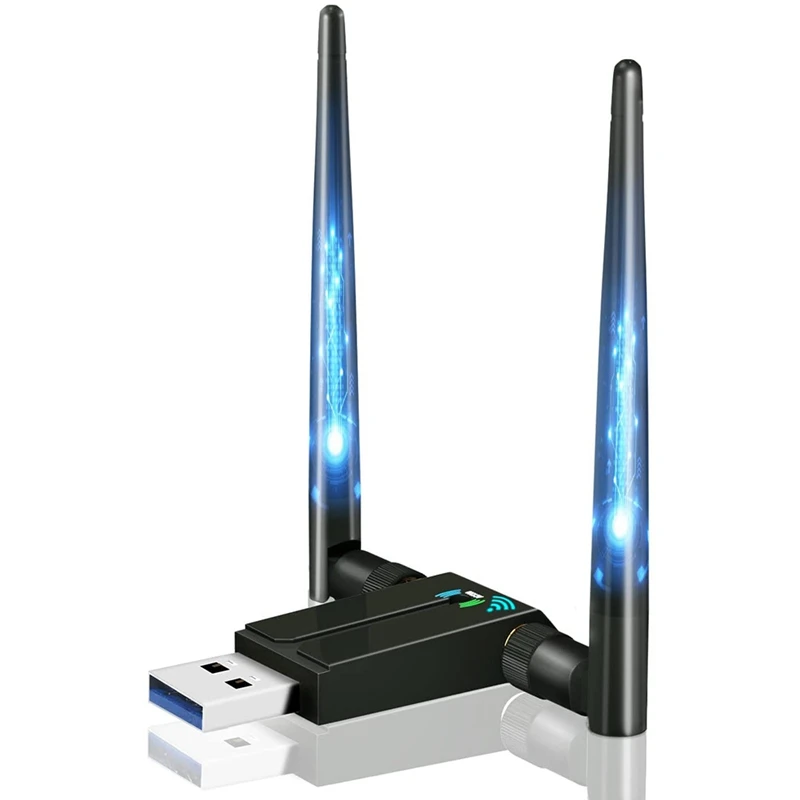 Двухдиапазонный USB Wi-Fi адаптер 1300 Мбит/с для настольного ПК, USB 3,0 PC Wifi адаптер для Windows XP/Vista/10/8/7/Mac
Двухдиапазонный USB Wi-Fi адаптер 1300 Мбит/с для настольного ПК, USB 3,0 PC Wifi адаптер для Windows XP/Vista/10/8/7/Mac