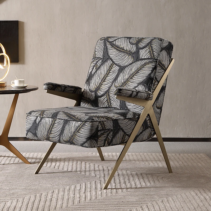 Toppinis/light Luxury Single Sofa Recliner Balcony Wingback Chair Designer Chair Villa Living Room Leisure Appearance Material
Toppinis/light Luxury Single Sofa Recliner Balcony Wingback Chair Designer Chair Villa Living Room Leisure Appearance Material