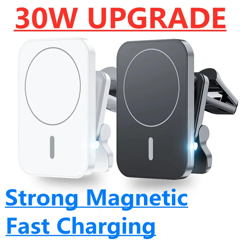 30 Вт магнитное автомобильное беспроводное зарядное устройство крепление адсорбируемая подставка для телефона для iPhone 13 12 Pro Max мини Быстрая...
30 Вт магнитное автомобильное беспроводное зарядное устройство крепление адсорбируемая подставка для телефона для iPhone 13 12 Pro Max мини Быстрая...
