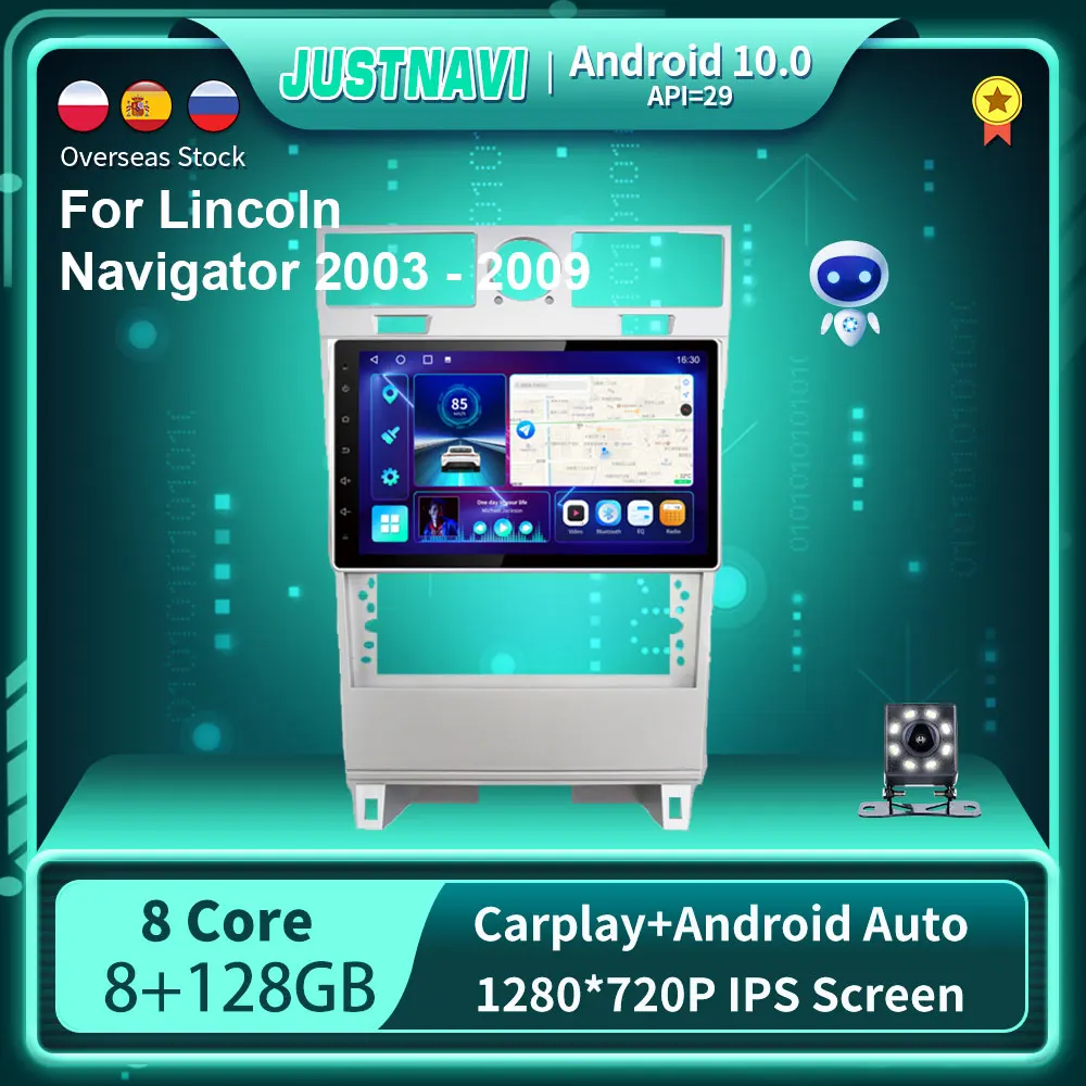 JUSTNAVI Android 10 Car Radio For Lincoln Navigator 2003 - 2009 WIFI GPS Navi 2din Multimedia Player Octa Core DVD IPS 1280*720P
JUSTNAVI Android 10 Car Radio For Lincoln Navigator 2003 - 2009 WIFI GPS Navi 2din Multimedia Player Octa Core DVD IPS 1280*720P