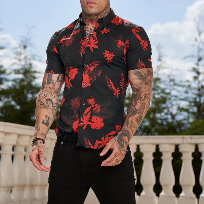 2022 Summer New Men Clothing European American Retro Trend Shirt Casual Fashion Printed Cardigan Men's Short Sleeve Shirt
2022 Summer New Men Clothing European American Retro Trend Shirt Casual Fashion Printed Cardigan Men's Short Sleeve Shirt