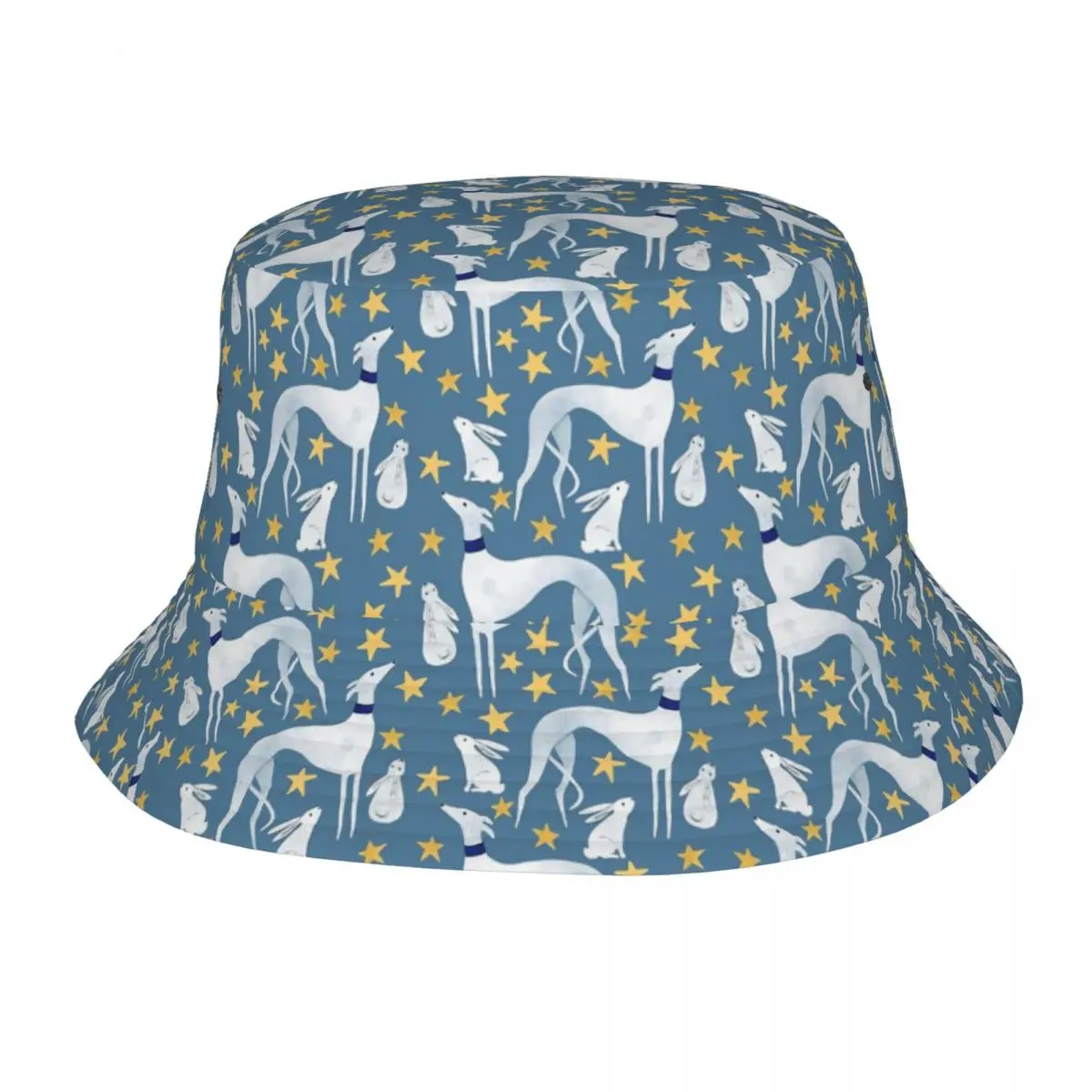 Trendy Galgo Hare And Stars Bucket Hat Women Men Lightweight Outdoor Greyhound Whippet Dog Fisherman Cap Spring Picnic Headwear
Trendy Galgo Hare And Stars Bucket Hat Women Men Lightweight Outdoor Greyhound Whippet Dog Fisherman Cap Spring Picnic Headwear