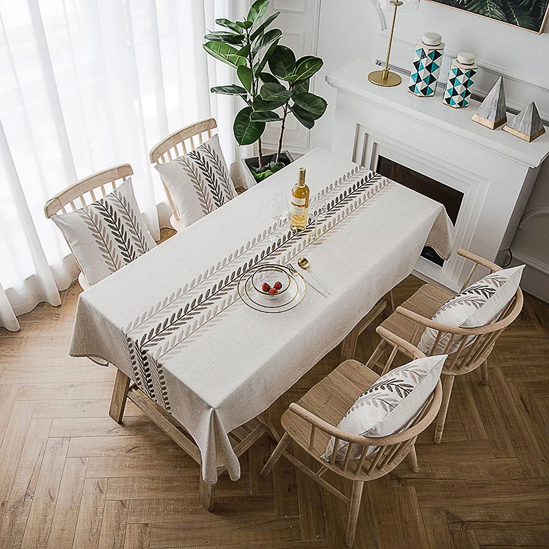 Nordic tablecloth rectangular kitchen embroidered dining table cover party tablecloth wedding fireplace countertop decoration
Nordic tablecloth rectangular kitchen embroidered dining table cover party tablecloth wedding fireplace countertop decoration
