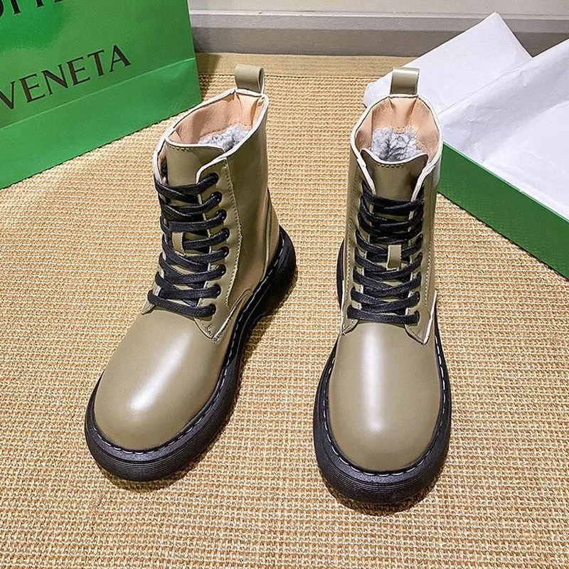 Martin Boots Women's 2021 Autumn British Style Short Boots Trendy Women's Boots Round Toe Comfortable Lace-up Short Boots
Martin Boots Women's 2021 Autumn British Style Short Boots Trendy Women's Boots Round Toe Comfortable Lace-up Short Boots