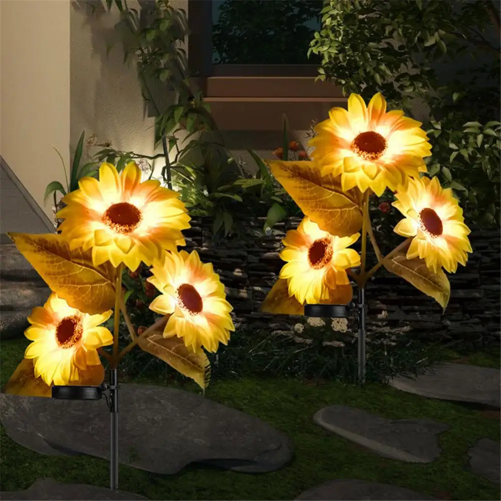 Solar Sunflower Flower Light LED Garden Landscape Lights Pathway Patio Yard Courtyard Walkway Outdoor Decor Flowers Lawn Lamp
Solar Sunflower Flower Light LED Garden Landscape Lights Pathway Patio Yard Courtyard Walkway Outdoor Decor Flowers Lawn Lamp