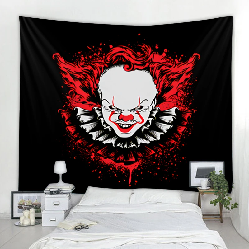 Bedroom Background Wall Children's Room Party Decoration Clown Celebration Series Psychedelic Tapestry Living Room Decoration
Bedroom Background Wall Children's Room Party Decoration Clown Celebration Series Psychedelic Tapestry Living Room Decoration
