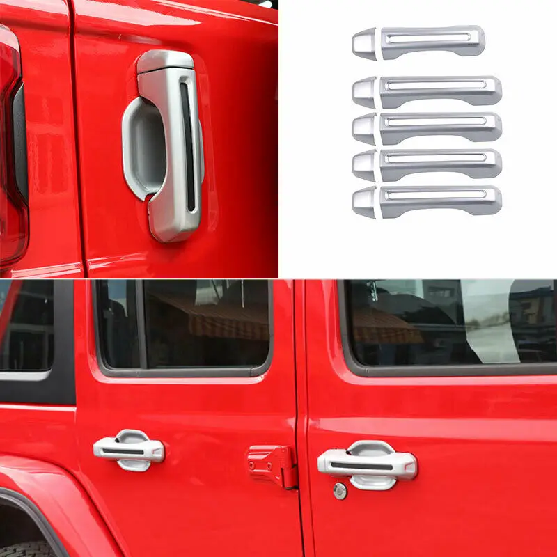 For Jeep Wrangler JL 2018-2020 ABS Silver Exterior Side Door Handle Cover Trim
For Jeep Wrangler JL 2018-2020 ABS Silver Exterior Side Door Handle Cover Trim