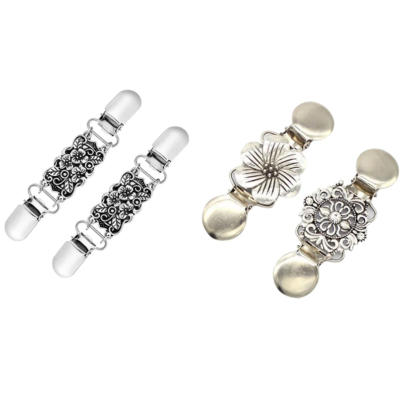 2PCS Retro Sweater Shirt Clips Cardigan Collar Clips With 2Pcs Clothing Classic Flower Crystal Inlaid Clothing Clips
2PCS Retro Sweater Shirt Clips Cardigan Collar Clips With 2Pcs Clothing Classic Flower Crystal Inlaid Clothing Clips