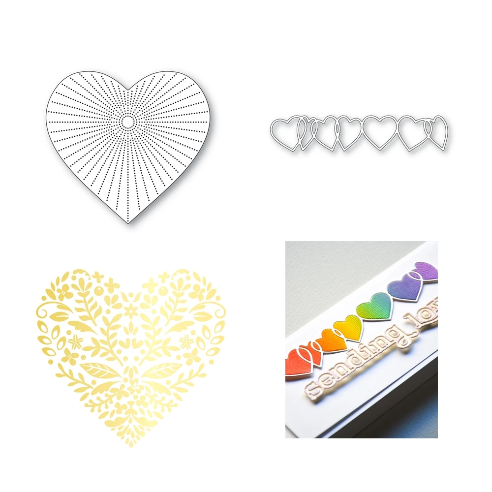 New Arrivals 2022 Valentine's Day Heart Flower Metal Cutting Dies Hot Foils for Scrapbooking Frame Card Craft Supplies
New Arrivals 2022 Valentine's Day Heart Flower Metal Cutting Dies Hot Foils for Scrapbooking Frame Card Craft Supplies