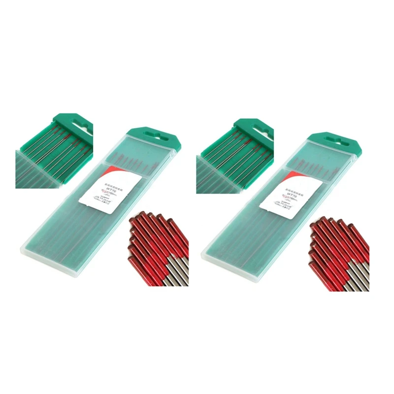 20 шт., вольфрамовые 2% лантанированные сварочные электроды WT20 150 мм/6 дюймов 
20 шт., вольфрамовые 2% лантанированные сварочные электроды WT20 150 мм/6 дюймов