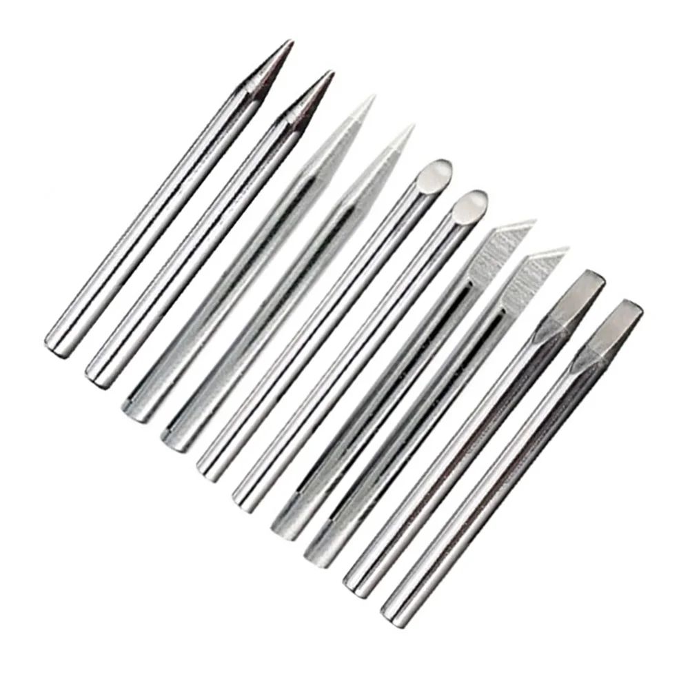 5pcs BB B C D K Soldering Iron Tips Copper 40W Lower Temperature Welding Tips Fast Heating Lead Free External Heat Solder
5pcs BB B C D K Soldering Iron Tips Copper 40W Lower Temperature Welding Tips Fast Heating Lead Free External Heat Solder