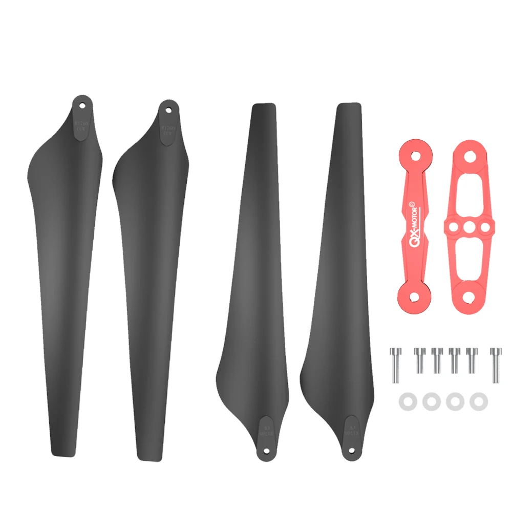 

Foldable Carbon propeller 1552 1760 Paddle CW CCW with Paddle clamp for brushless motor For RC Airplane multi rotor