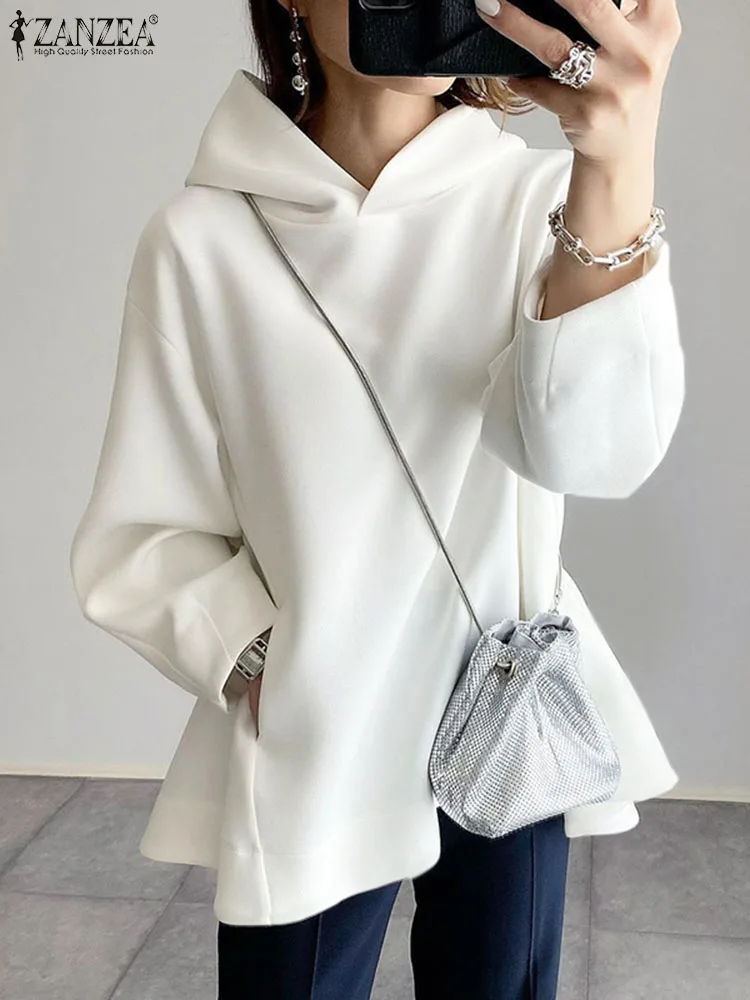 Woman Fashion OL Solid Harajuku Sweatshirts Casual Elegant Hooded Pullovers ZANZEA 2023 Autumn Long Sleeve Hoodies Baggy Tops
Woman Fashion OL Solid Harajuku Sweatshirts Casual Elegant Hooded Pullovers ZANZEA 2023 Autumn Long Sleeve Hoodies Baggy Tops