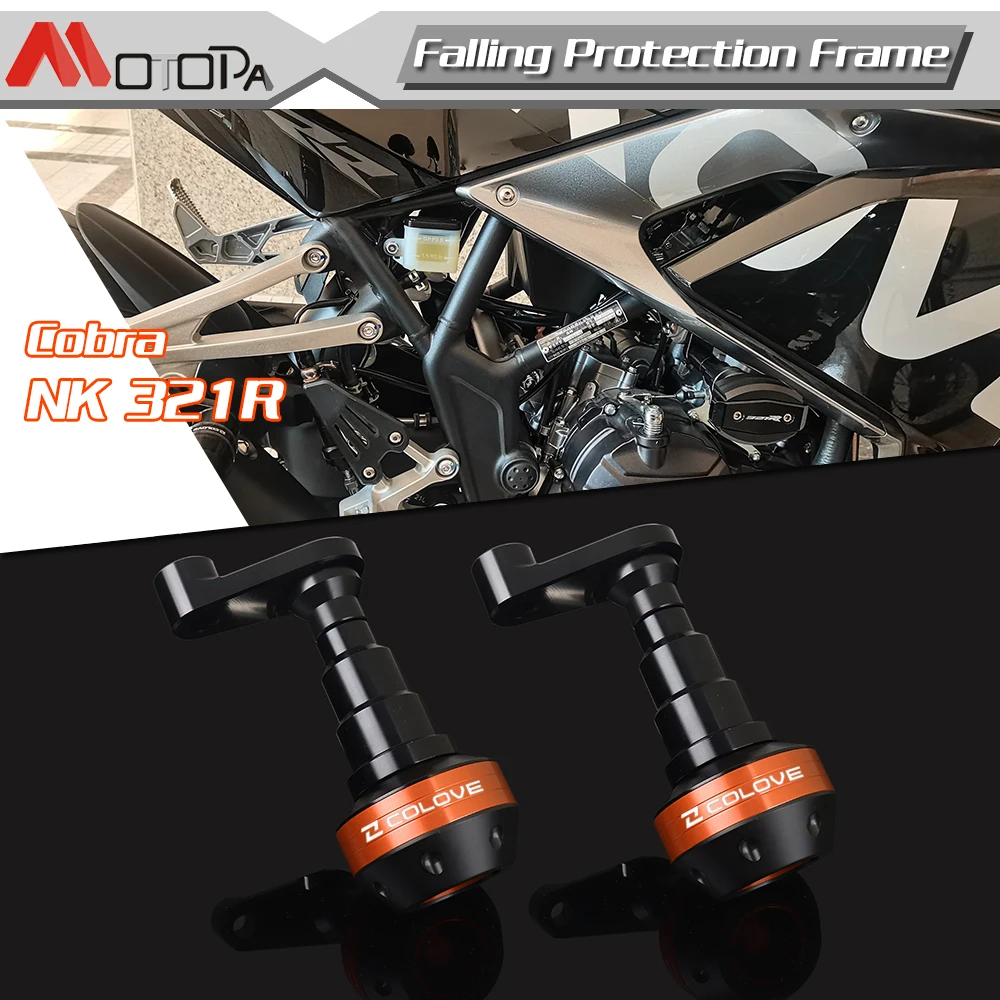 Cobra 321R Motorcycle Falling Protection Frame Slider Fairing Guard Anti Crash Pad Protector For COLOVE Cobra NK 321R
Cobra 321R Motorcycle Falling Protection Frame Slider Fairing Guard Anti Crash Pad Protector For COLOVE Cobra NK 321R