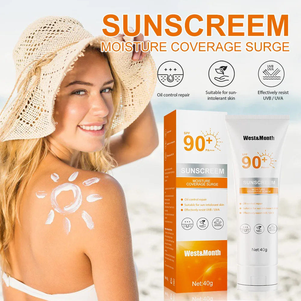 Facial Body Sunscreen Refreshing Sun Cream Oil Control Moisturizing Sunblock Skin Cream Long Lasting Protection Suncream
Facial Body Sunscreen Refreshing Sun Cream Oil Control Moisturizing Sunblock Skin Cream Long Lasting Protection Suncream