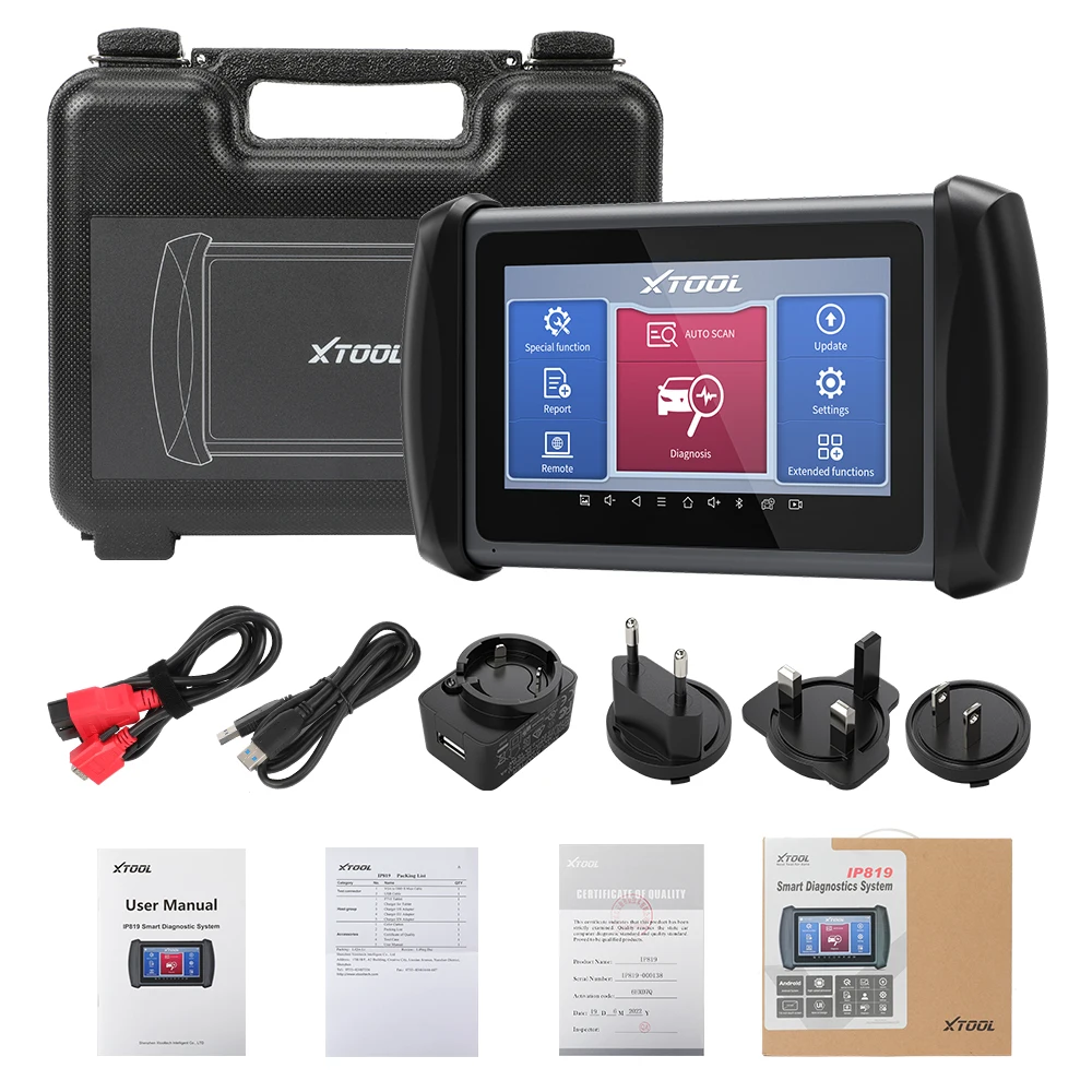 2022 XTOOL IP819 Automotive Diagnostic Scan Tools ECU Coding 30+ Services Bi-Directional Controls Full Diagnostics Auto Key
2022 XTOOL IP819 Automotive Diagnostic Scan Tools ECU Coding 30+ Services Bi-Directional Controls Full Diagnostics Auto Key