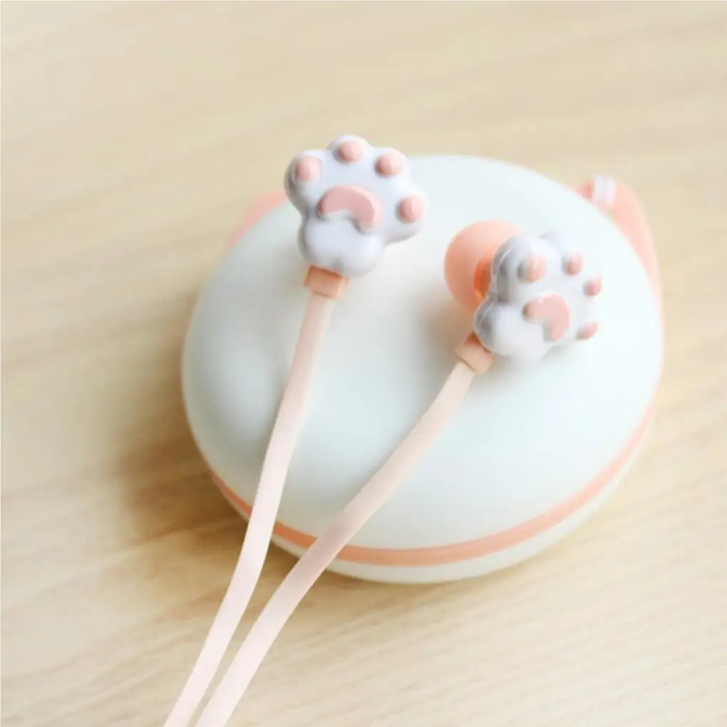 Cute Cat 3 5mm Stereo In-Ear Earphone with Mic and Headphone Case Girls Woman Gift 
Cute Cat 3 5mm Stereo In-Ear Earphone with Mic and Headphone Case Girls Woman Gift