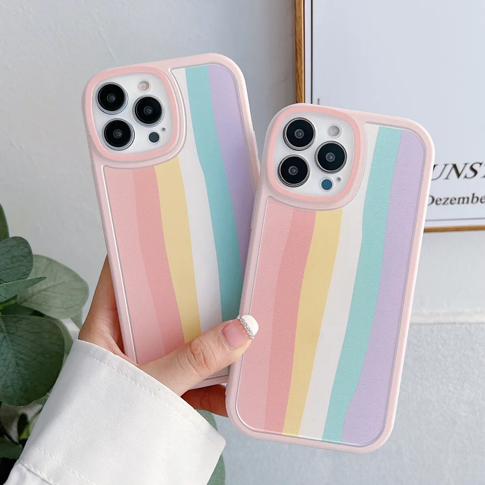 Gradient Rainbow Phone Case For Huawei P40 Lite P30 Pro Mate 40 30 Pro Honor 50 60 Pro Soft Silicone Lens Protection Back Cover
Gradient Rainbow Phone Case For Huawei P40 Lite P30 Pro Mate 40 30 Pro Honor 50 60 Pro Soft Silicone Lens Protection Back Cover
