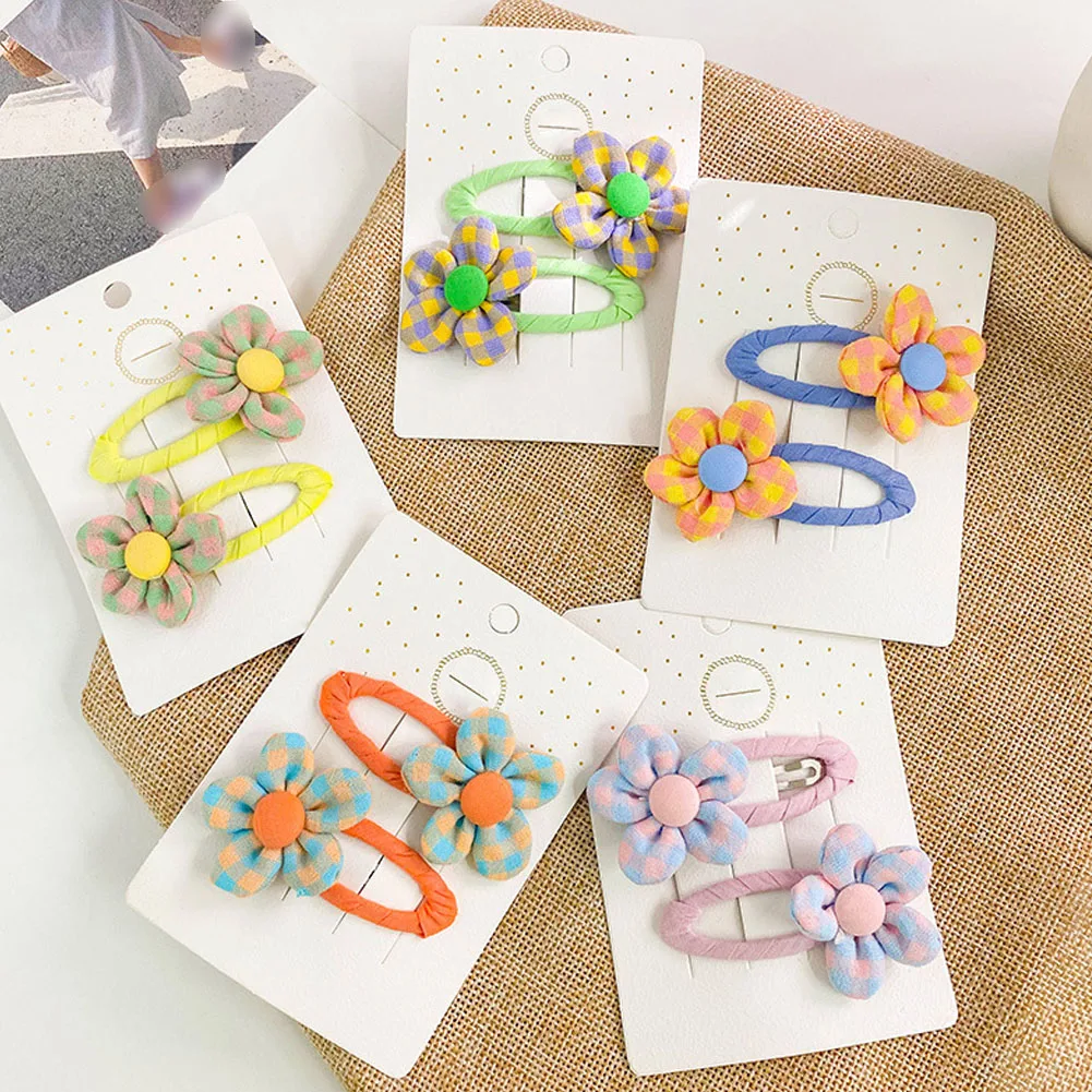 2PC/Set Cute Grid Fabric Flower Hair Clips For Children Sweet Girls Barrettes Hair Grips Hair Accessories HeadWear Headdress
2PC/Set Cute Grid Fabric Flower Hair Clips For Children Sweet Girls Barrettes Hair Grips Hair Accessories HeadWear Headdress
