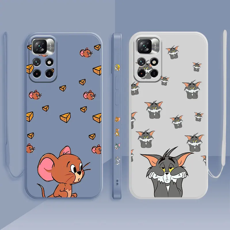 Tom and Jerry Why not happy Liquid Case For Xiaomi Redmi Note 9 9S 8 10 11 11t Pro 9t 9A 9C 10C K40 Candy Phone Cover Silicone 
Tom and Jerry Why not happy Liquid Case For Xiaomi Redmi Note 9 9S 8 10 11 11t Pro 9t 9A 9C 10C K40 Candy Phone Cover Silicone