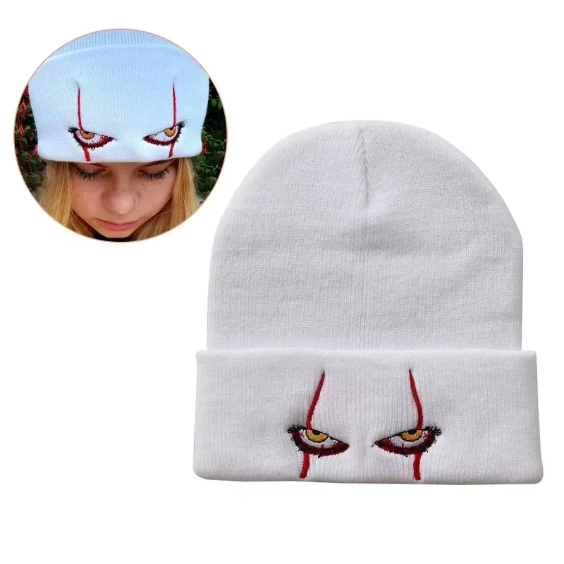 Woolen Beanies Hat Scary Clown Eyes Knitted Hat Warm Hedging Hip-hop Hat Woolen Halloween Hat Beanies cycling cap
Woolen Beanies Hat Scary Clown Eyes Knitted Hat Warm Hedging Hip-hop Hat Woolen Halloween Hat Beanies cycling cap