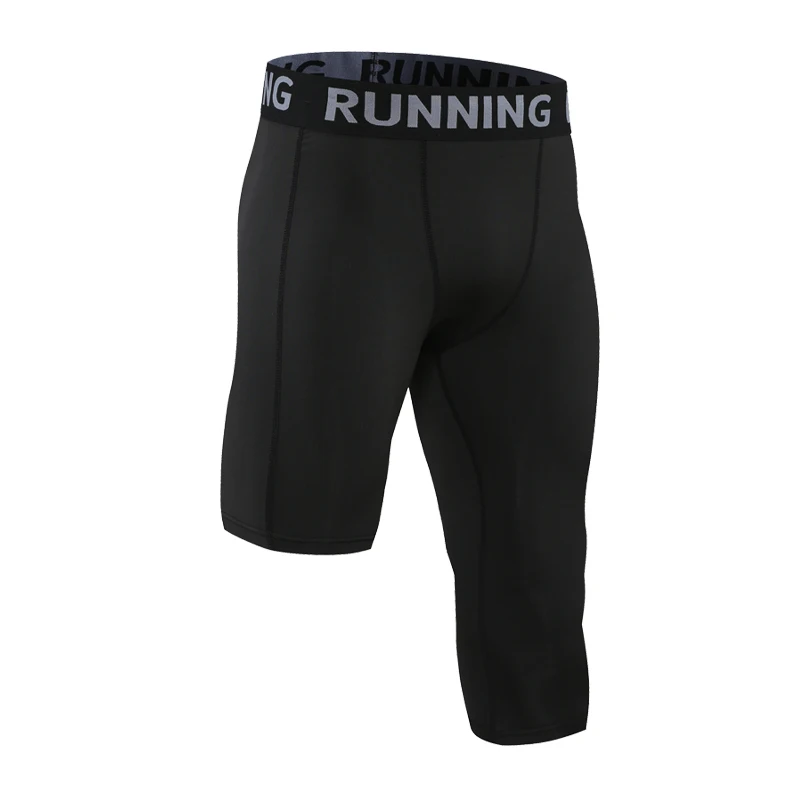 Men Sports Cropped Trousers Thin Elasticity Running 3/4 Leggings Compression Black Base Laye Basketball Training Pants
Men Sports Cropped Trousers Thin Elasticity Running 3/4 Leggings Compression Black Base Laye Basketball Training Pants