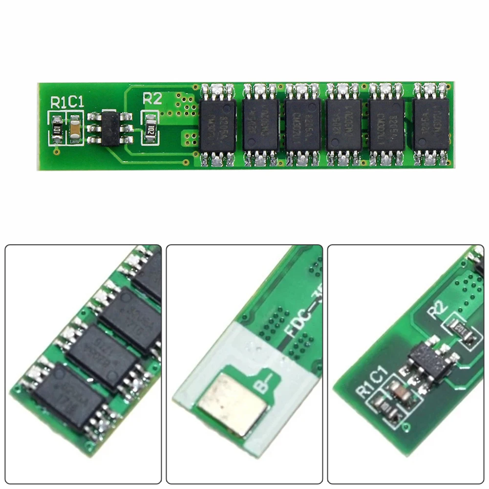1S 15A 3.7V 6MOS BMS PCM Battery Protection Board For Lithium Lion Battery Overcharge Short Circuit Protection Module Power Tool
1S 15A 3.7V 6MOS BMS PCM Battery Protection Board For Lithium Lion Battery Overcharge Short Circuit Protection Module Power Tool
