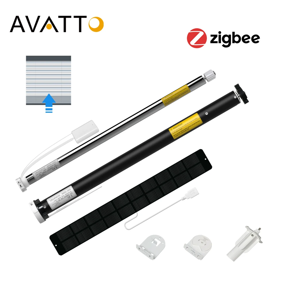 Умные роликовые шторы AVATTO Tuya Zigbee, двигатель для электрических штор, встроенный аккумулятор для труб 38 мм, работает с Alexa Google Home
Умные роликовые шторы AVATTO Tuya Zigbee, двигатель для электрических штор, встроенный аккумулятор для труб 38 мм, работает с Alexa Google Home