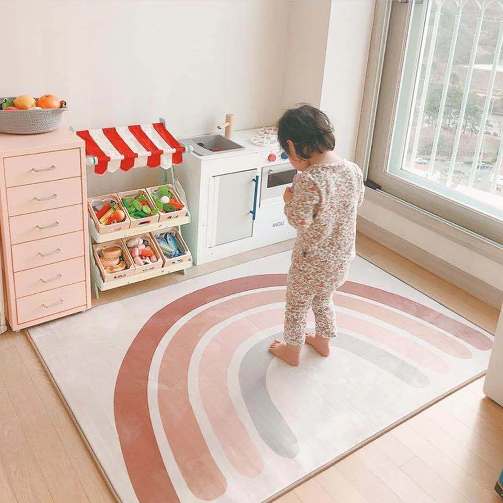 Rainbow Play Mat Baby Crawling Carpet Floor Rug Photographic Props Children Tents Blanket Bedroom Living Room Decoratioin
Rainbow Play Mat Baby Crawling Carpet Floor Rug Photographic Props Children Tents Blanket Bedroom Living Room Decoratioin
