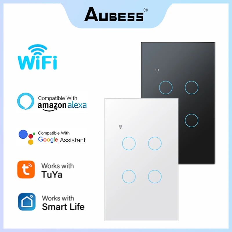 Беспроводной настенный выключатель Aubess Tuya, Wi-Fi, 1/3/4 клавиши, голосовое управление, сенсорный датчик, светодиодный светильник, переключатели ...
Беспроводной настенный выключатель Aubess Tuya, Wi-Fi, 1/3/4 клавиши, голосовое управление, сенсорный датчик, светодиодный светильник, переключатели ...