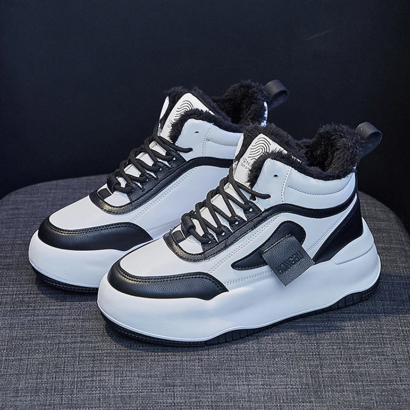 Womens Sneakers Winter New In Fashion Plus Velvet Warm Platform Skateboard Shoes Woman Comfort Running Sports Snow Shoes
Womens Sneakers Winter New In Fashion Plus Velvet Warm Platform Skateboard Shoes Woman Comfort Running Sports Snow Shoes