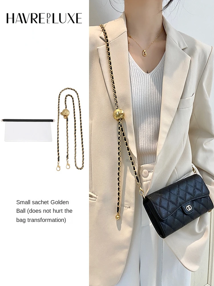 Classic style long wallet transformationcfBag adjustable crossbody golden ball chain shoulder strap single-purchase accessories
Classic style long wallet transformationcfBag adjustable crossbody golden ball chain shoulder strap single-purchase accessories