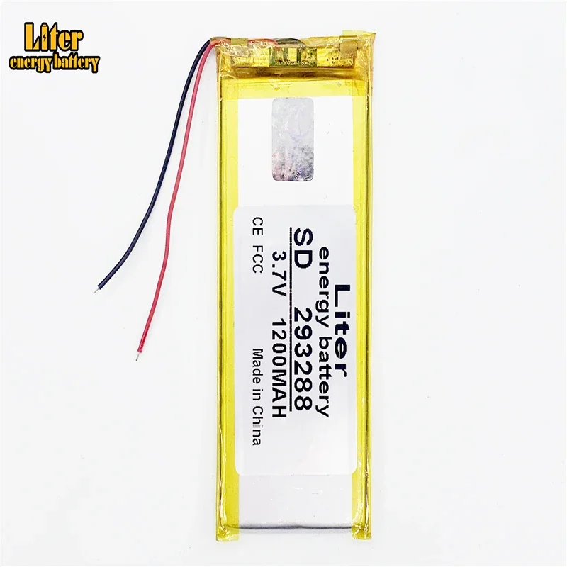 

3.7V,1200mAH,293288 polymer lithium ion / Li-ion battery for GPS,mp3,mp4,mp5,dvd,bluetooth,model toy mobile bluetooth