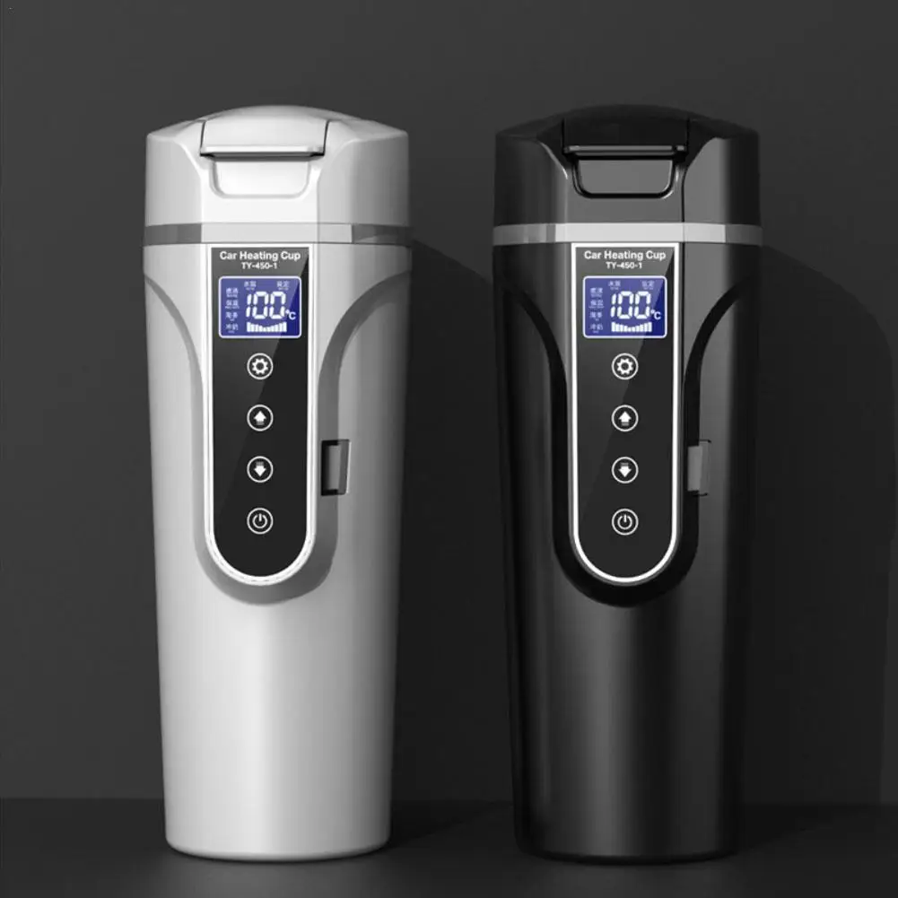 Portable Car Heating Cup 12V/24V Steel Water Warmer Bottle Car Kettle Electric Water Cup LCD Display Temperature 420ml
Portable Car Heating Cup 12V/24V Steel Water Warmer Bottle Car Kettle Electric Water Cup LCD Display Temperature 420ml