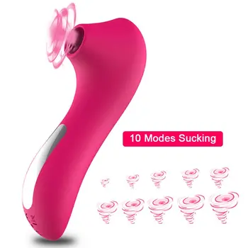 Clit Womens Fashion Clitoris Nipple Sucker Mouth Breast Opening Female Masturbation Device Vibrator Men Pulling Secret