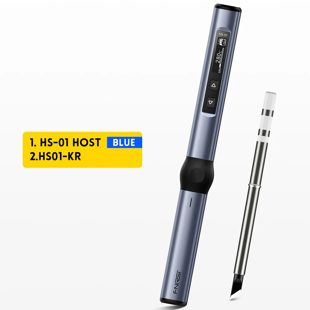 Factory Workshop Soldering Iron Repair Welding Electric HS-01 Intelligent Type-C 0.87 Inch 1Set Digital Display
Factory Workshop Soldering Iron Repair Welding Electric HS-01 Intelligent Type-C 0.87 Inch 1Set Digital Display