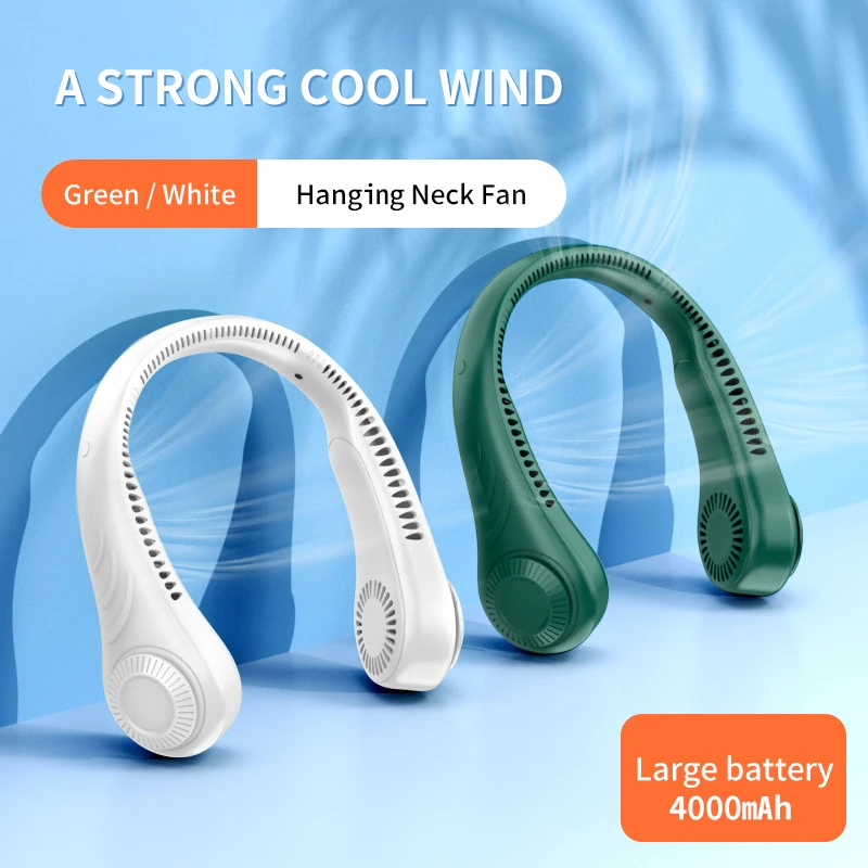 Xiaomi Portable Hanging Neck Fan Mini Electric Wireless Fan USB Rechargeable Bladeless Mute Fans Air Conditioning Cooler Sports
Xiaomi Portable Hanging Neck Fan Mini Electric Wireless Fan USB Rechargeable Bladeless Mute Fans Air Conditioning Cooler Sports