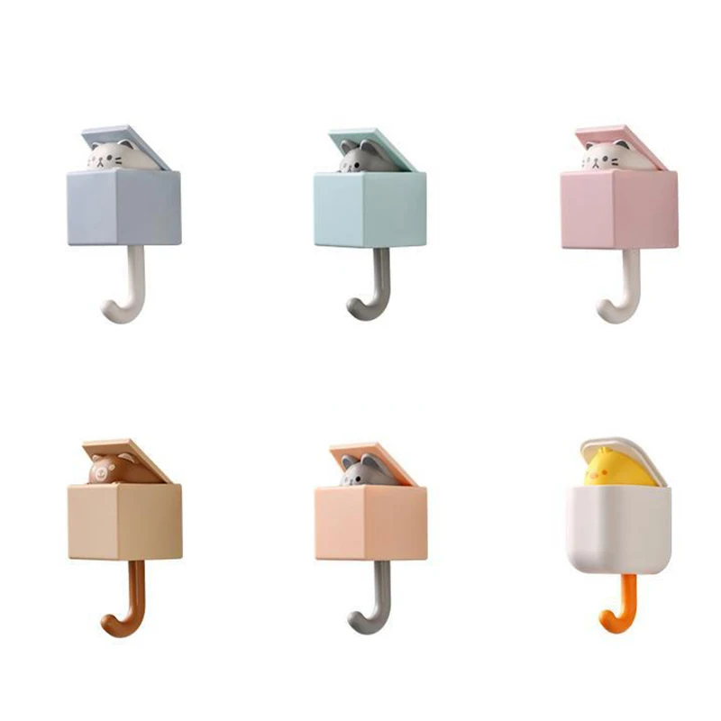 Self Adhesive Hook Cartoon Cat Hangers Hooks Wall Mounted Rack Key Umbrella Towel Cap Coat Rack Bedroom Wall Decoration Hangers
Self Adhesive Hook Cartoon Cat Hangers Hooks Wall Mounted Rack Key Umbrella Towel Cap Coat Rack Bedroom Wall Decoration Hangers