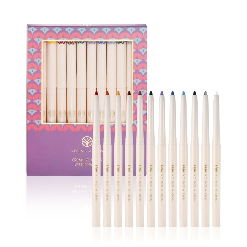12Pieces YOUNG 12 Color Eyeliner Set Eye Shadow Pen Eyeliner Makeup Eyeliner Eye Makeup Set Gift for Women Drop Shipping
12Pieces YOUNG 12 Color Eyeliner Set Eye Shadow Pen Eyeliner Makeup Eyeliner Eye Makeup Set Gift for Women Drop Shipping