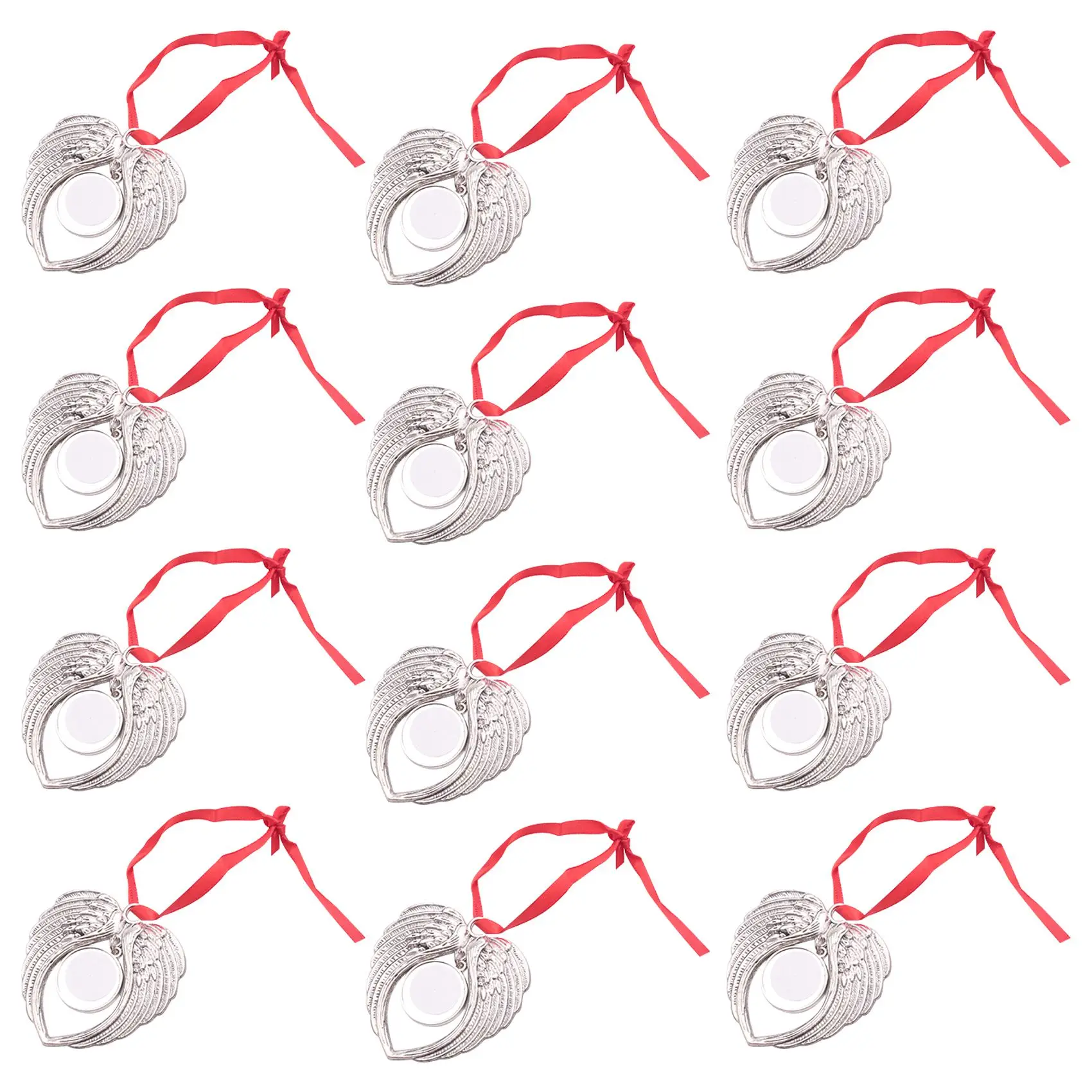 12Pcs Angel Wing Shape Blank Hot Transfer Printing Sublimation Ornament Decoration for Christmas Tree Decor Xmas Party
12Pcs Angel Wing Shape Blank Hot Transfer Printing Sublimation Ornament Decoration for Christmas Tree Decor Xmas Party