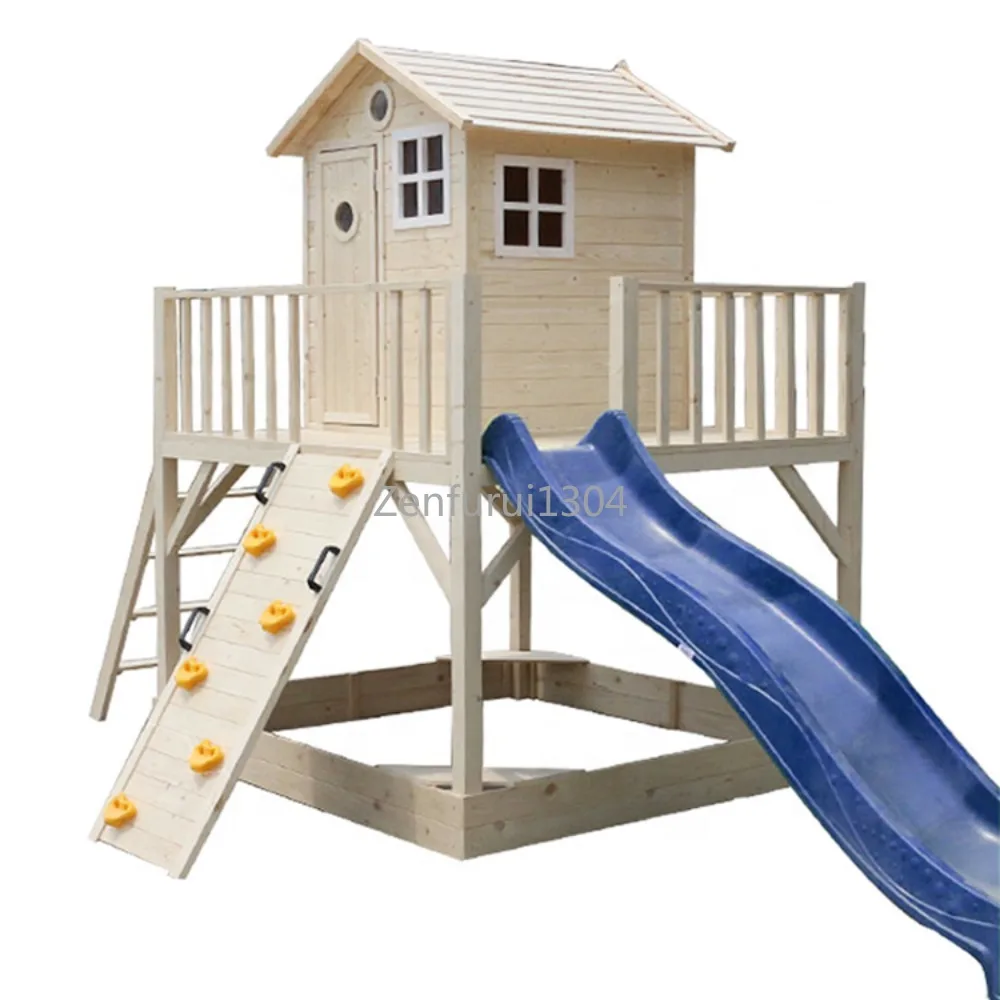 

Уличный деревянный игровой домик, деревянные игровые домики для малышей, пластиковый игровой домик, горка, детская игровая площадка