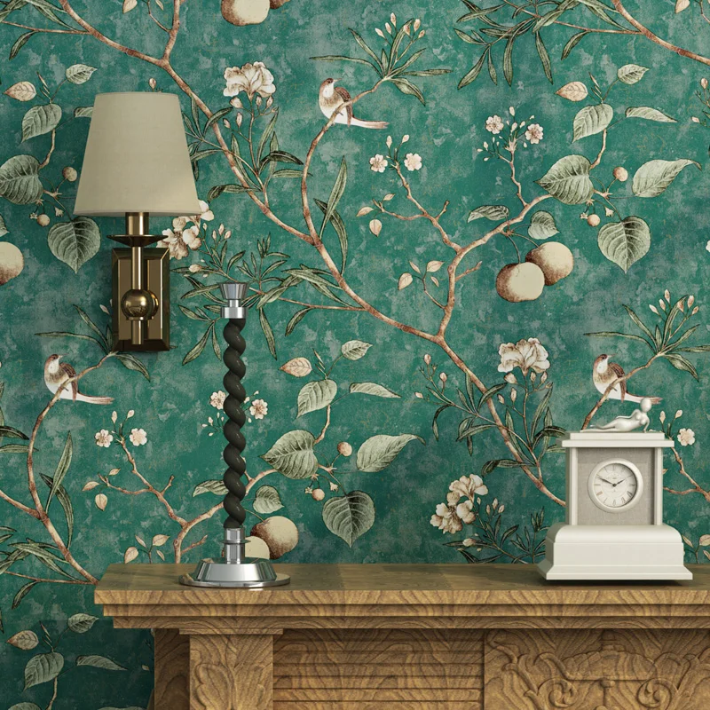 Rustic Retro Pastoral Wallpaper Room Living Room TV Background Wall Non-woven Floral Wallpaper Wallpaper for Bedroom Walls Zs
Rustic Retro Pastoral Wallpaper Room Living Room TV Background Wall Non-woven Floral Wallpaper Wallpaper for Bedroom Walls Zs