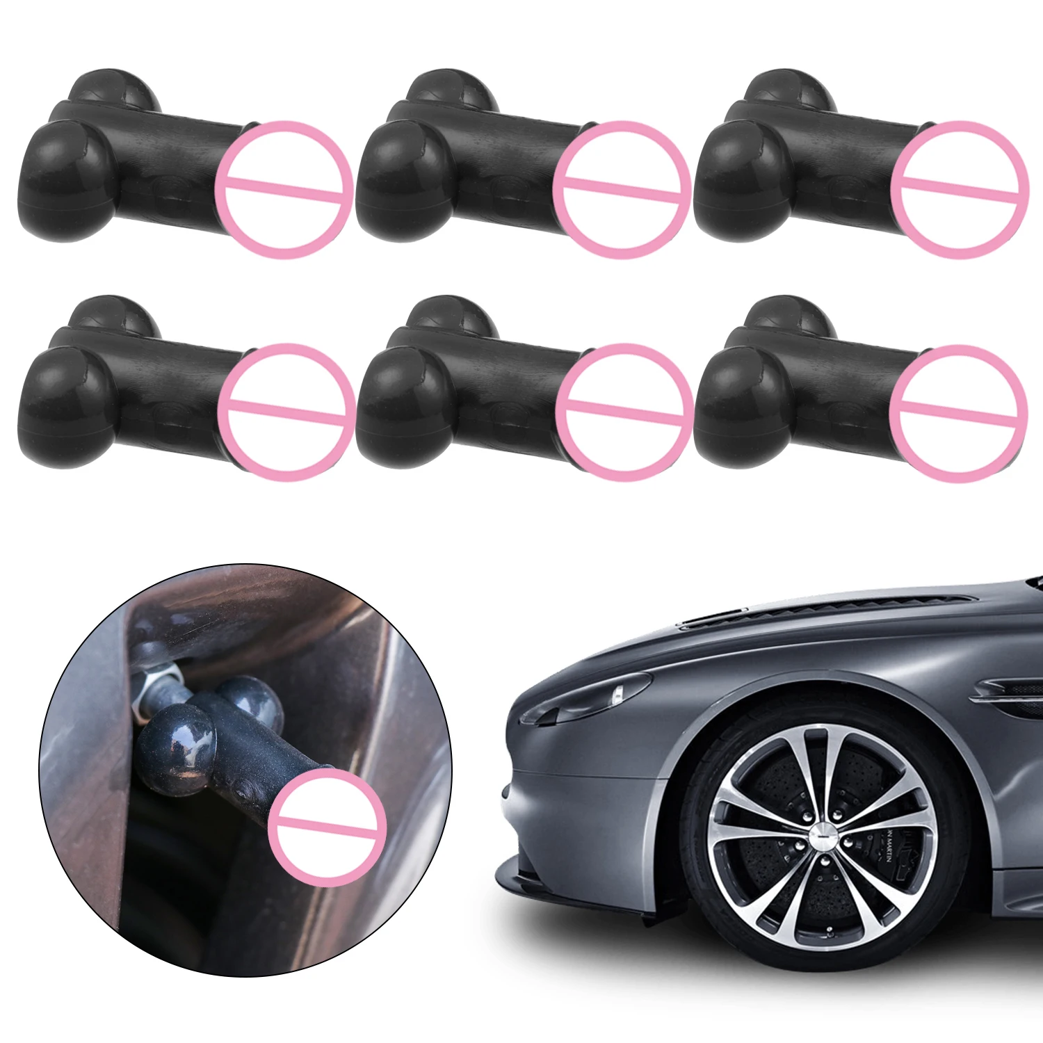 6pack Cars Motorcycles Bicycles Bikes Luminous Prank Tire Caps Perfect Prank-Gag Funny Valve Stem Cap
6pack Cars Motorcycles Bicycles Bikes Luminous Prank Tire Caps Perfect Prank-Gag Funny Valve Stem Cap